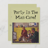 Invitation Rétro pour organiser une soirée Thème d (Devant / Derrière)