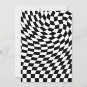 Invitation Rétro Purple Halloween Little Boo 1er Anniversaire (Dos)