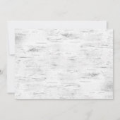 Invitation Retro Red Truck Birch Noël VACANCES OUVERTES MAISO (Dos)