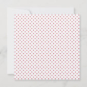 Invitation Retro Red & White Wedding Bridal Shower (Dos)
