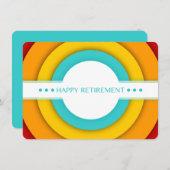 Invitation rétro-retraite heureuse (Devant / Derrière)