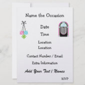 Invitation Retro Rockin' du Nouvel An - SRF (Dos)