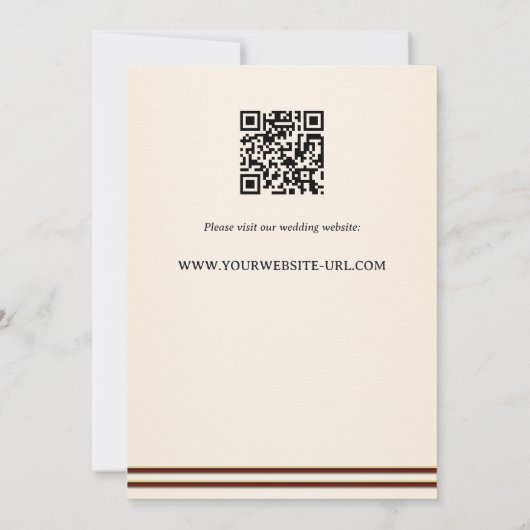 Invitation Retro Romantic Classical Music Rose Wedding (Dos)