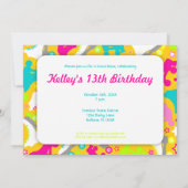 Invitation Retro Skates "Patinons !" (Dos)