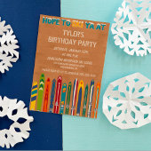 Invitation Retro Ski Lodge Any Occasion Custom Party
