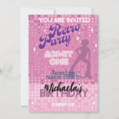 INVITATION RETRO SOIREE (Devant)