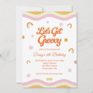 Invitation Retro Sourires Soyons Super Anniversaire