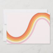 Invitation Retro Sourires Super un premier anniversaire Photo (Dos)