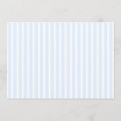 Invitation Retro Striped Blue Wedding Name Place Card DIY (Dos)