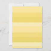 Invitation Retro Sunshine Voici le Baby shower du Fils (Dos)