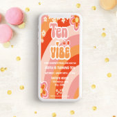 Invitation Retro Super 10e anniversaire Modèle d'invitation