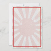 Invitation Retro Super 70's thème Muted Tones Mariage Invi (Dos)