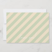 Invitation Retro Super coloré Wavy Boho Mariage Bridesmade (Dos)