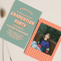 Retro Super Colorful High School Graduation Party
