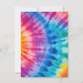 Invitation Retro Super Cravate mourir Anniversaire (Dos)