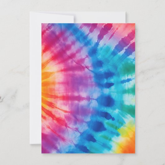 Invitation Retro Super Cravate mourir Anniversaire (Dos)