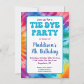 Invitation Retro Super Cravate mourir Anniversaire (Devant)