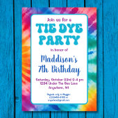 Invitation Retro Super Cravate mourir Anniversaire