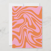 Invitation Retro Super fête du 21e anniversaire (Dos)