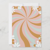 Invitation Retro Super un premier anniversaire (Dos)