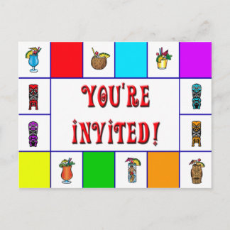 Invitation Retro Tiki