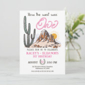 Invitation Retro Twin Girls Comment L'Occident A Été Un 1Er A (Debout devant)