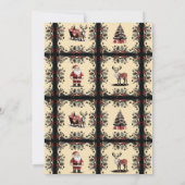 Invitation Retro Vacances Famille Réunion (Dos)