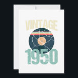 Invitation Retro Vintage 1950 70 th Birthday Record Vinyl Vin<br><div class="desc">Born in 1950? Celebrate your Birthday with this awesome design.Our "Retro Vintage 1950 70 th Birthday Record Vinyl Vintage Disco Bday Gift" is the perfect artwork design for Men and Women who are born in 1950. Great gift idea for Birthdays,  Anniversary, 0and Christmas Day.</div>