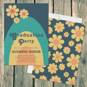 Invitation Retro Vintage Graduation Party