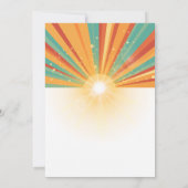 Invitation Retro Voici L'Invitation Du Fils Baby shower (Dos)