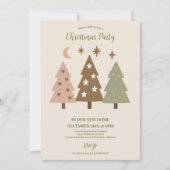 Invitation Retro Winter Kisses & Snowflake Wishes (Devant)