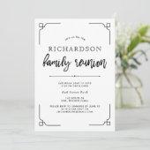 Invitation Retrouvailles de la famille noire et blanche (Debout devant)