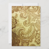 Invitation Retrouvailles élégantes de la famille Gold (Dos)