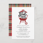 Invitation Retrouvailles familiales annuelles BBQ Summer Part (Devant / Derrière)