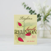 Invitation Retrouvailles familiales des Feuilles rouges (Debout devant)