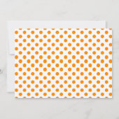 Invitation Retrouvailles familiales modernes Orange Fleur Arb (Dos)