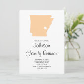 Invitation Retrouvailles familiales Peach Arkansas (Debout devant)