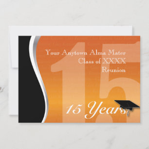 Invitation Retrouvailles personnalisables de 15 ans