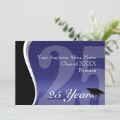Invitation Retrouvailles personnalisables de 25 ans (Debout devant)