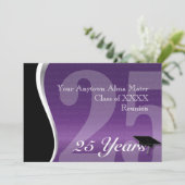 Invitation Retrouvailles personnalisables de 25 ans (Debout devant)
