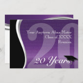 Invitation Retrouvailles personnalisables de 40 ans (Devant / Derrière)