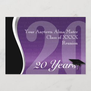 Invitation Retrouvailles personnalisables de 40 ans