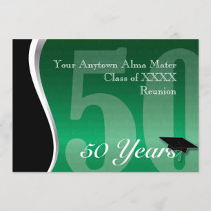 Invitation Retrouvailles personnalisables de 50 ans