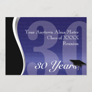 Invitation Retrouvailles personnalisables de 50 ans