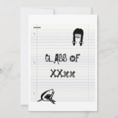 Invitation "Retrouvailles scolaires" "retour à l'école" (Dos)