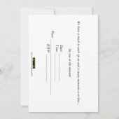 Invitation Retrouvailles scolaires Retrouvailles lycée (Dos)