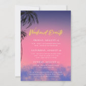 Invitation Retrouvez-moi à Miami | Week-end d'enterrement de  (Dos)