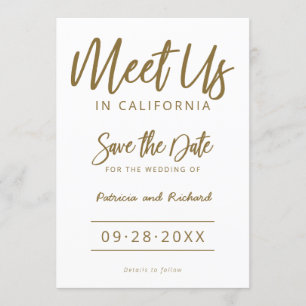 Invitation Retrouvez-Nous Dans Une Destination Mariage Économ