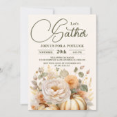 Invitation Retrouvons les fêtes du Dîner d'action de grâce (Devant)