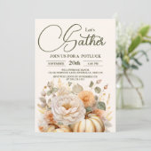 Invitation Retrouvons les fêtes du Dîner d'action de grâce (Debout devant)